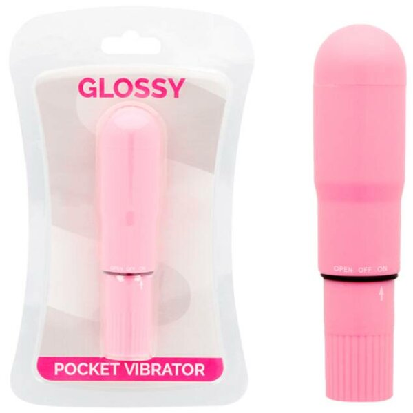 imagen GLOSSY - POCKET VIBRADOR ROSA