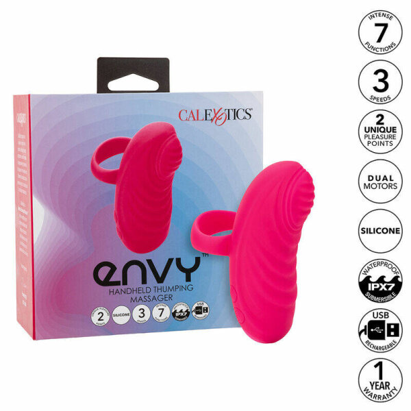imagen CALEXOTICS - ENVY MASAJEADOR DE BOLA RODANTE 7 VIBRACIONES ROSA