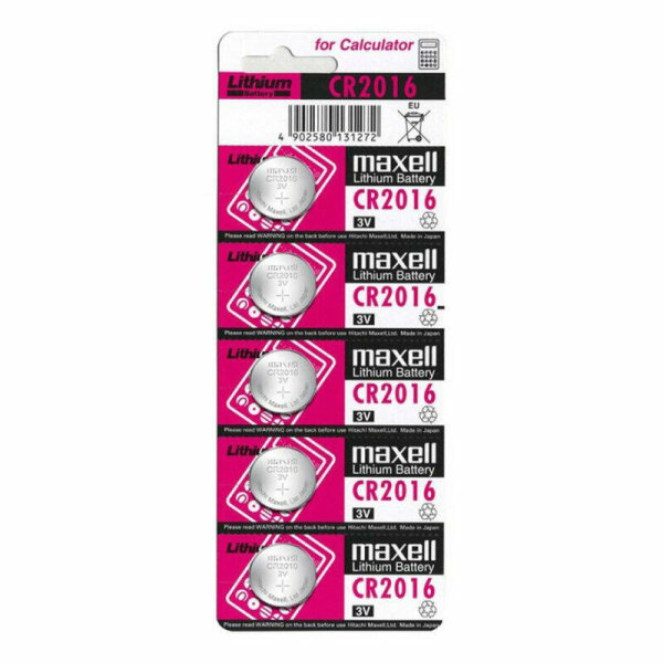 imagen MAXELL - PILA BOTON LITIO CR2016 3V BLISTER*5