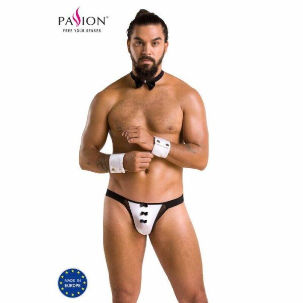 imagen PASSION - 036 SLIP ALFROJO NEGRO S/M