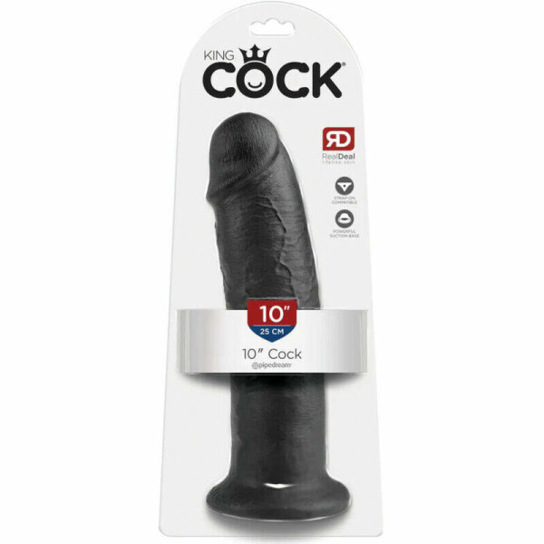 imagen KING COCK - 10 PENE NEGRO 25 CM