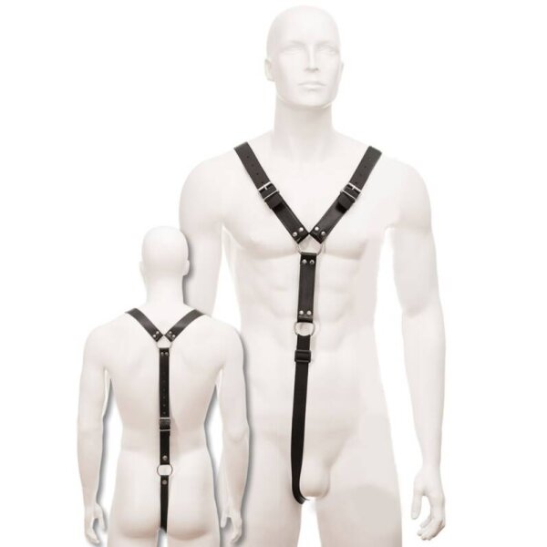 imagen LEATHER BODY - HARNESS MEN NEGRO