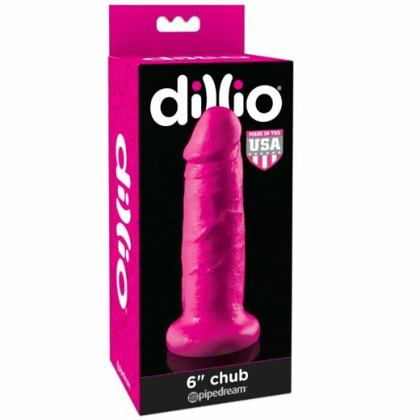 imagen DILLIO - DILDO CON VENTOSA CHUB 15.2 CM ROSA