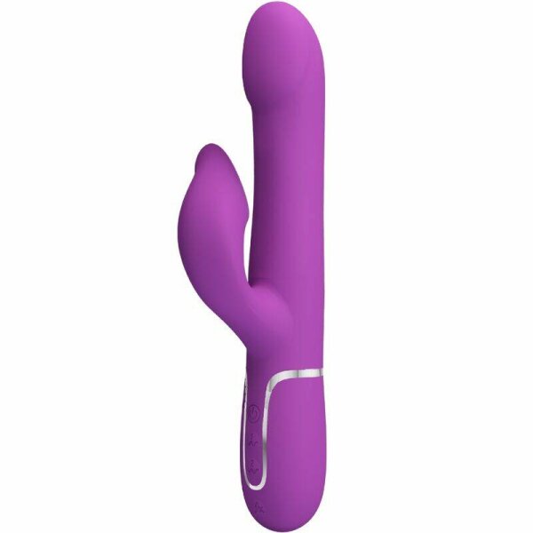imagen PRETTY LOVE - VIBRADOR & ESTIMULADOR MULTIFUNCIÓN 4 EN 1 MORADO