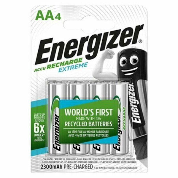 imagen ENERGIZER - EXTREME PILA RECARGABLE HR6 AA 2300mAh BLISTER*4