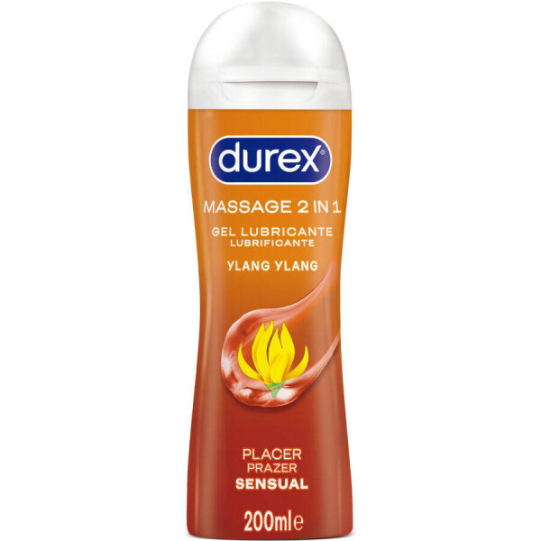 imagen DUREX - GEL LUBRICANTE DE MASAJE SENSUAL YLANG YLANG 200 ML