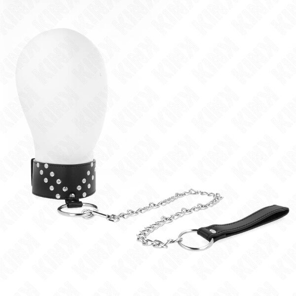 imagen KINK - COLLAR CON CORREA 65 CM CON REMACHE EN V AJUSTABLE 36-43 CM X 5 CM