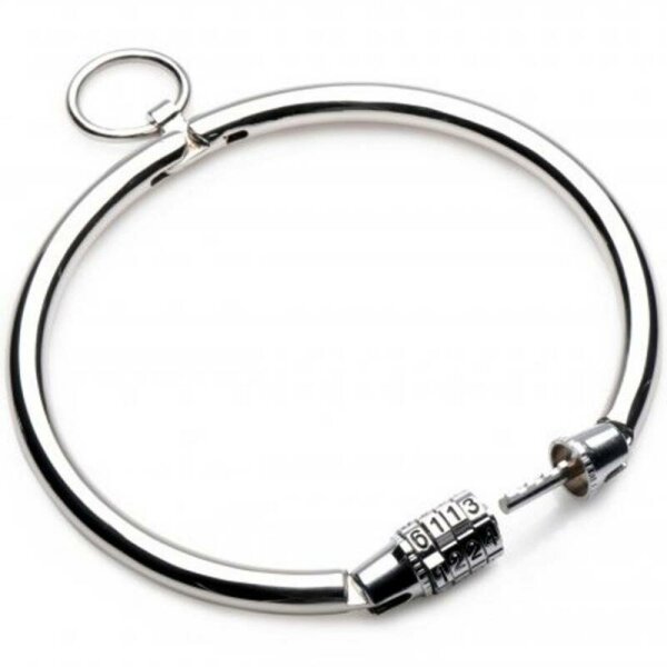 imagen METAL HARD - COLLAR METAL CIERRE POR COMBINACION 13.5 CM