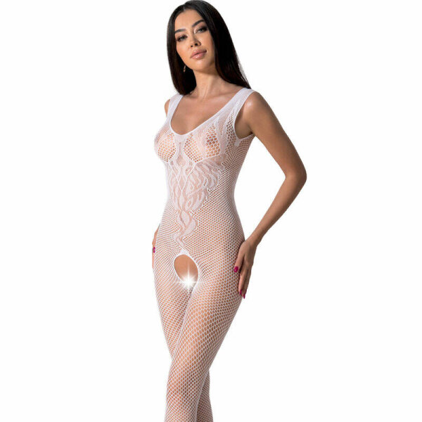 imagen PASSION - BS098 BODYSTOCKING BLANCO TALLA UNICA