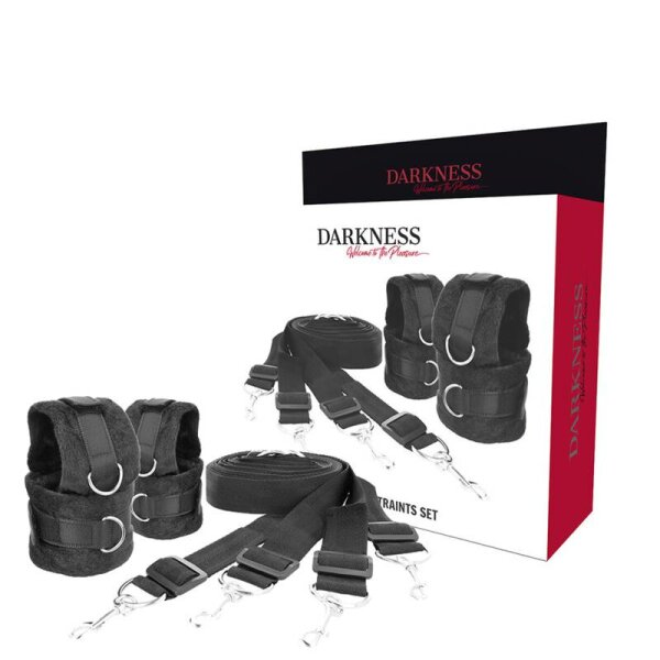 imagen DARKNESS - SET DE ATADURAS PARA LA CAMA