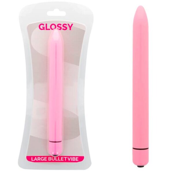 imagen GLOSSY - SLIM VIBRADOR ROSA