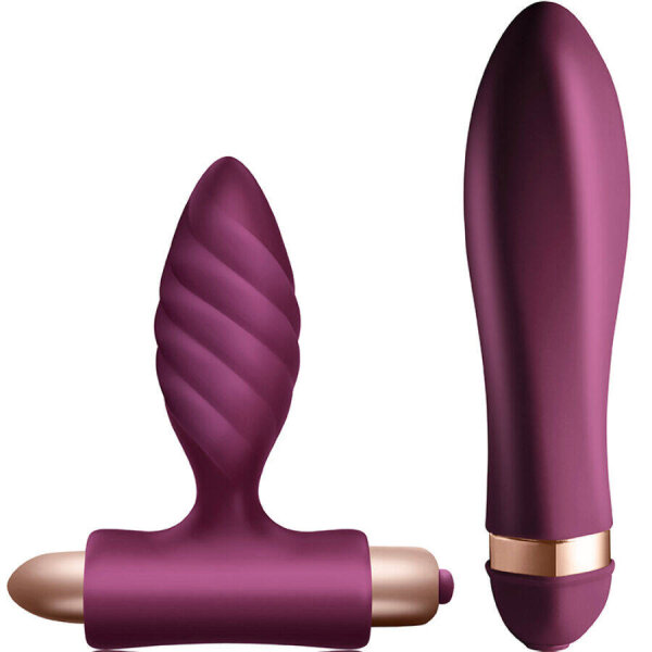 imagen CLIMAXIMUM - DESIRE KIT VIBRADOR + PLUG ANAL TRENZADO