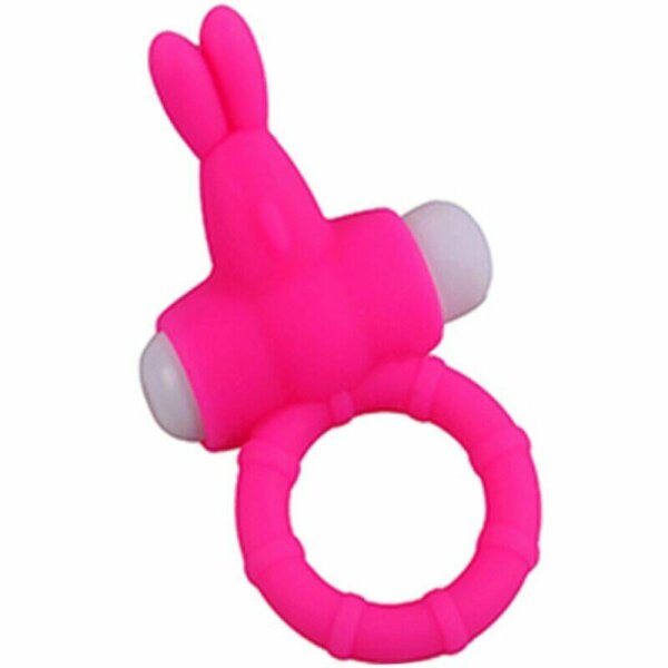 imagen ARMONY - MS BUNNY ANILLO VIBRADOR SILICONA ROSA