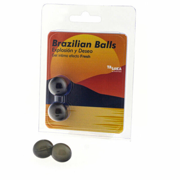 imagen TALOKA - BRAZILIAN BALLS GEL EXCITANTE EFECTO FRESCOR 2 BOLAS