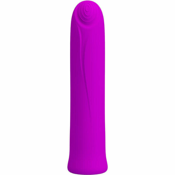 imagen PRETTY LOVE - CURTIS MINI VIBRADOR SUPER POWER 12 VIBRACIONES SILICONA VIOLETA