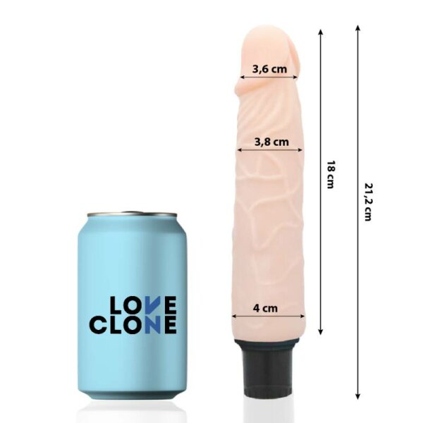 imagen LOVECLONE - FINN SELF LUBRICATION VIBRADOR 21.2 CM -O- 3.8 CM