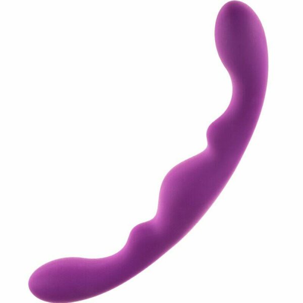 imagen ALIVE - LUNA DILDO DOBLE PENETRACION SILICONA VIOLETA 25 CM