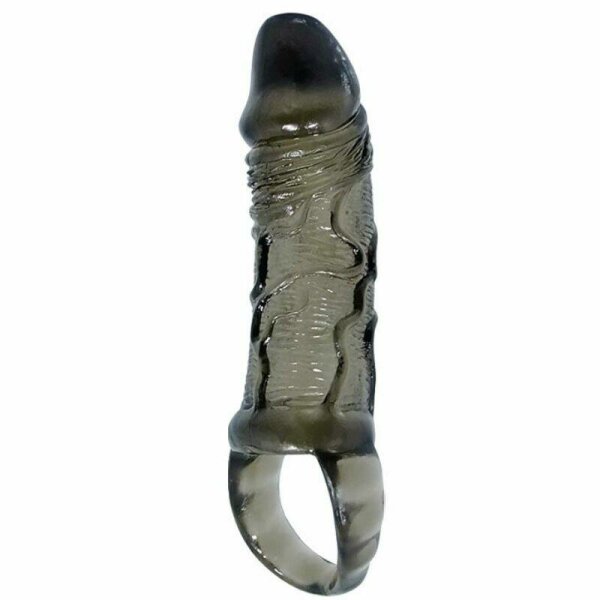 imagen BAILE - FUNDA EXTENSORA PENE CON STRAP PARA TESTICULOS 11.5 CM