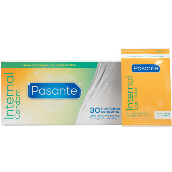 imagen PASANTE - INTERNAL PRESERVATIVOS FEMENINOS CAJA 30 UNIDADES