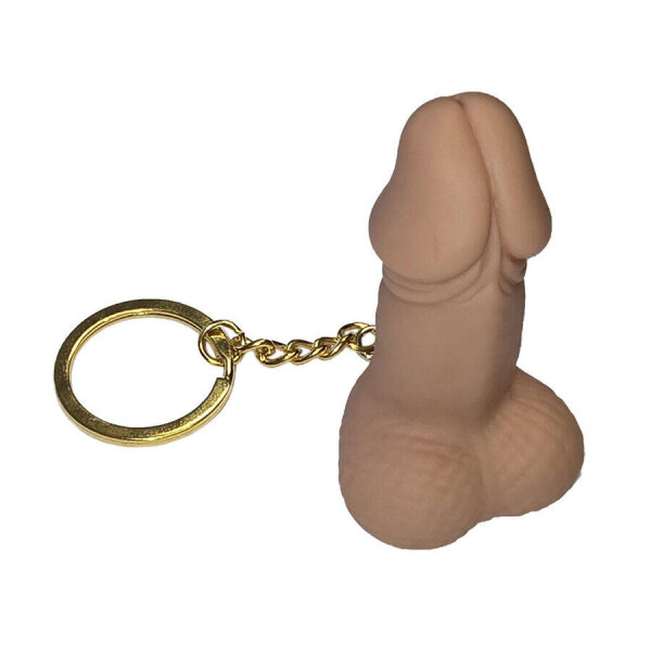 imagen DIABLO PICANTE - SILBATO LLAVERO CON FORMA DE PENE COLOR CARNE