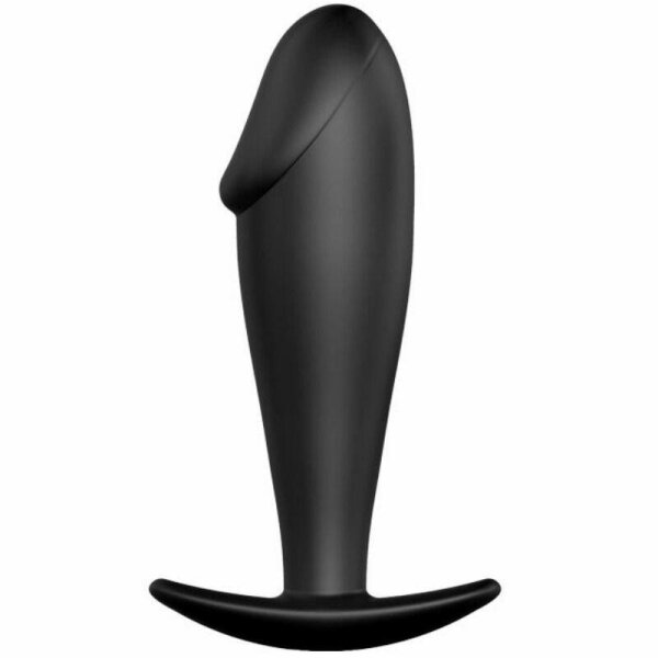 imagen PRETTY LOVE - PLUG ANAL SILICONA FORMA PENE NEGRO