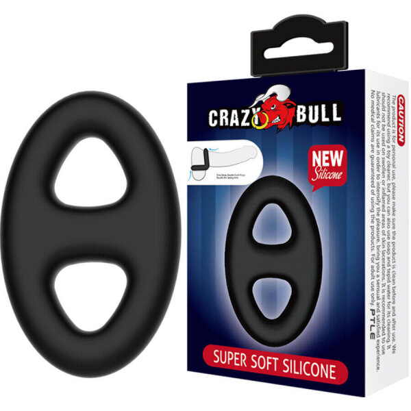 imagen CRAZY BULL - ANILLO DOBLE SILICONA OVALADO