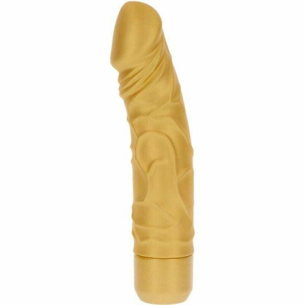 imagen GET REAL - GOLD DICKER ORIGINAL VIBRADOR DORADO