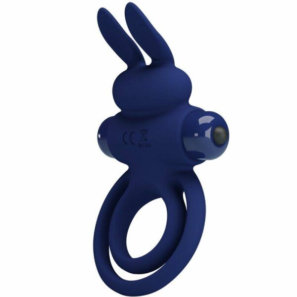 imagen PRETTY LOVE - DAREY DOBLE ANILLO VIBRADOR RABBIT AZUL