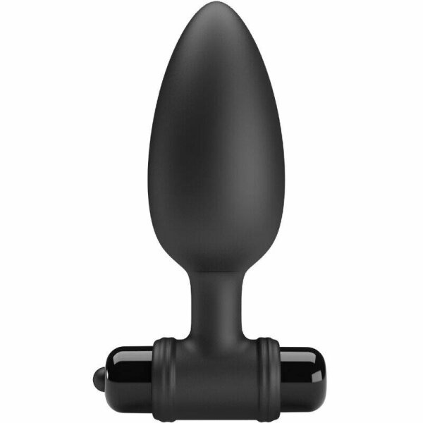 imagen PRETTY LOVE - VIBRA BUTT PLUG 2 PLUG ANAL 10 VIBRACIONES NEGRO