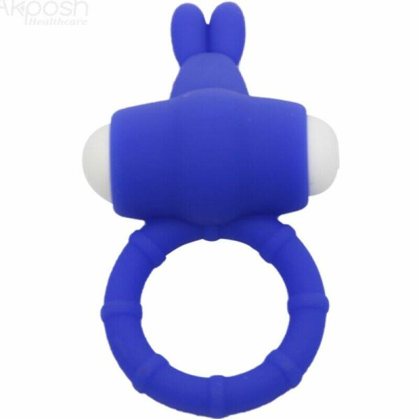 imagen ARMONY - MS BUNNY ANILLO VIBRADOR SILICONA AZUL