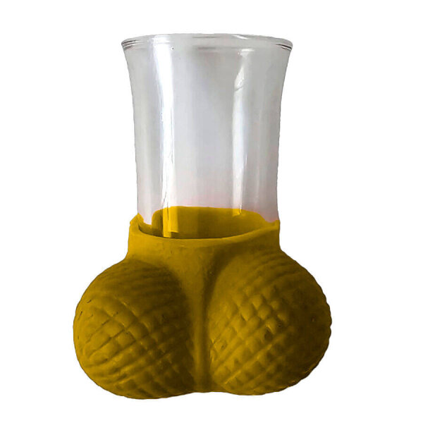 imagen DIABLO PICANTE - VASO DE CHUPITOS DORADO