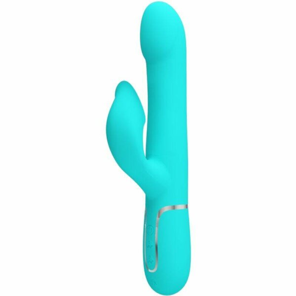 imagen PRETTY LOVE - VIBRADOR RABBIT PERLAS VERDE AGUA