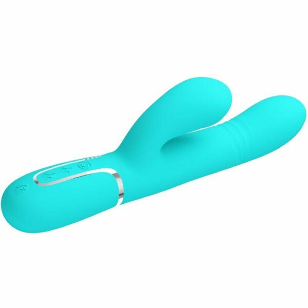 imagen PRETTY LOVE - VIBRADOR PUNTO G MULTIFUNCIÓN VERDE AGUA