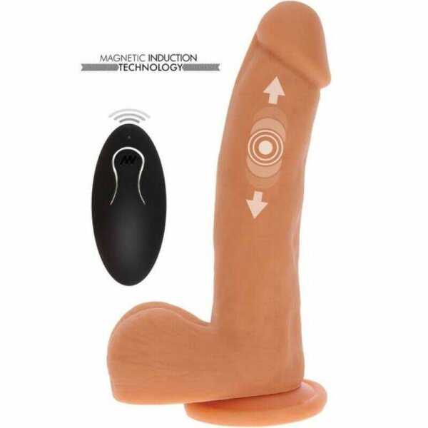 imagen GET REAL - DILDO EMPUJE MAGNÉTICO PULSANTE NATURAL