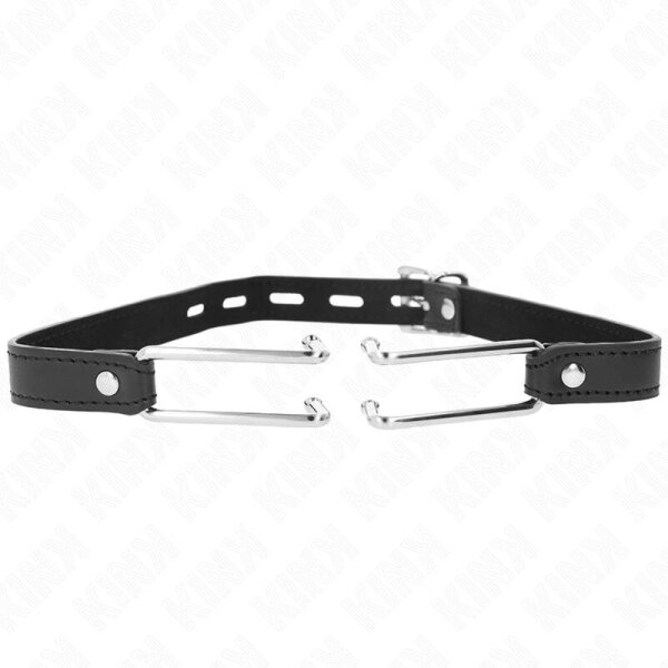 imagen KINK - MORDAZA GANCHO DE METAL 11.5 CM CON CORREA DE POLIPIEL AJUSTABLE 39-58 CM X 2 CM