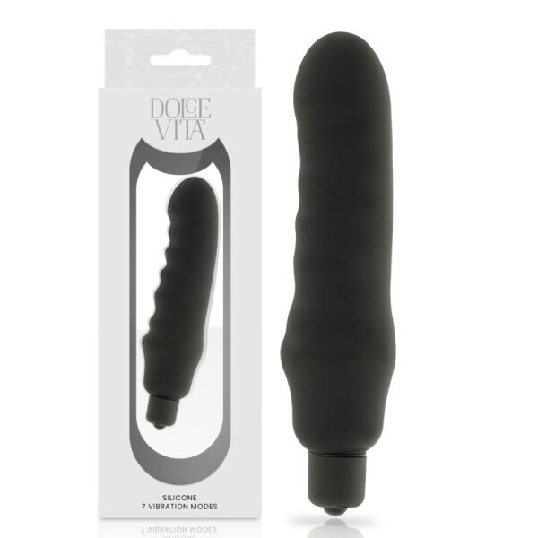 imagen DOLCE VITA - GENIUS VIBRADOR SILICONA NEGRO