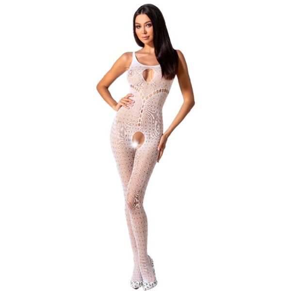 imagen PASSION - WOMAN BS078 BODYSTOCKING TALLA UNICA BLANCO
