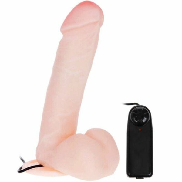 imagen BAILE - DILDO REALISTICO CON VIBRACION Y ROTACION 20 CM