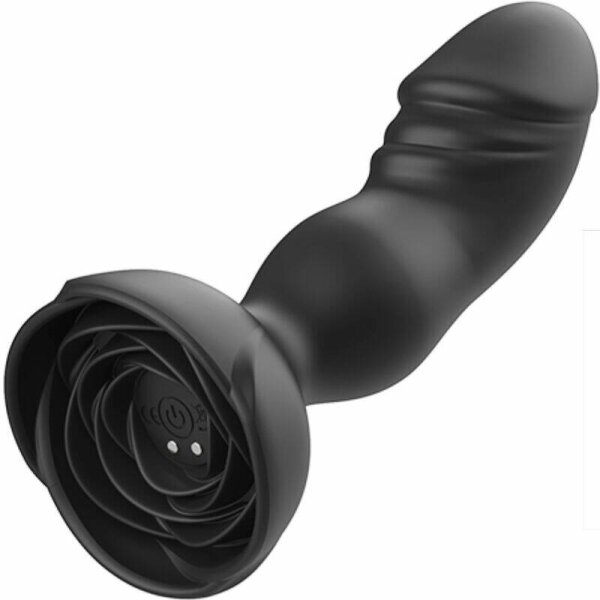 imagen ARMONY - EXTREME A BLOOM ROSA VIBRADOR & PLUG ANAL CONTROL REMOTO NEGRO