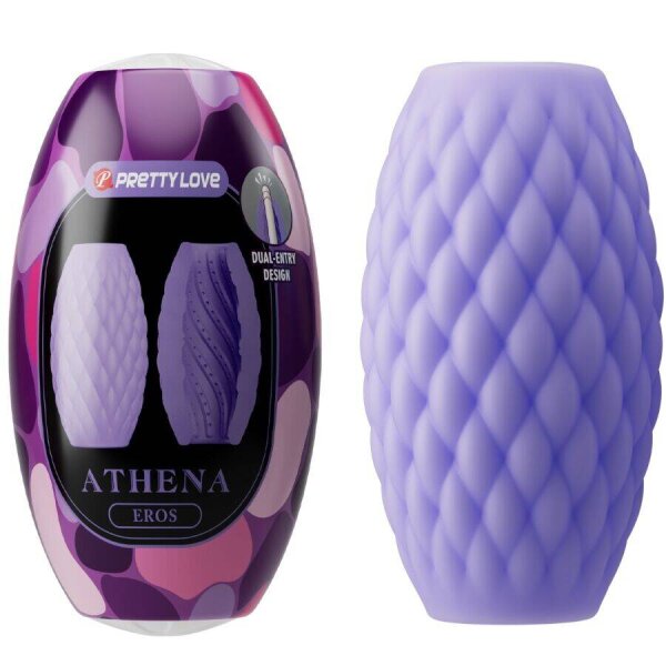 imagen PRETTY LOVE - ATHENA EROS MASTURBADOR MASCULINO SILICONA MORADO