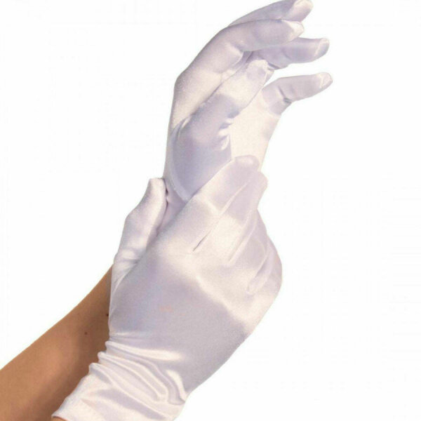 imagen LEG AVENUE - GUANTES SATIN BLANCO