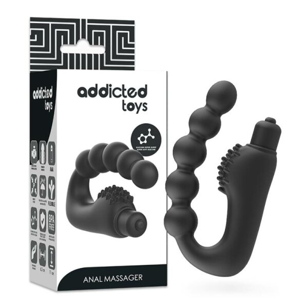 imagen ADDICTED TOYS - MASAJEADOR ANAL PROSTATICO CON VIBRACIÓN