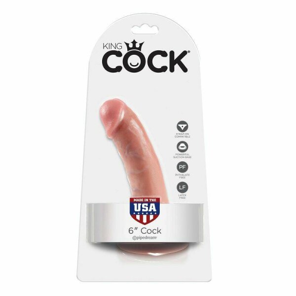 imagen KING COCK - 6 PENE NATURAL 15.2 CM