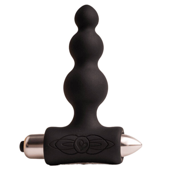 imagen ROCKS- OFF - PETITE SENSATIONS BUBBLES PLUG ANAL VIBRADOR NEGRO