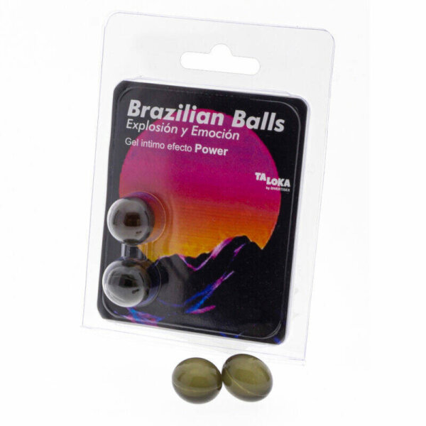 imagen TALOKA - BRAZILIAN BALLS GEL EXCITANTE EFECTO POWER 2 BOLAS