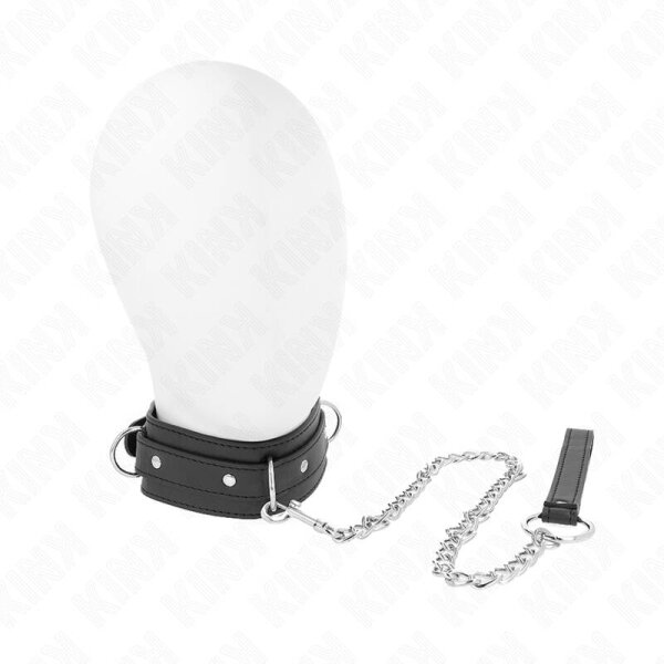 imagen KINK - COLLAR CON CORREA 65 CM 3 ANILLOS MODELO 1 AJUSTABLE 38-49 CM X 5 CM