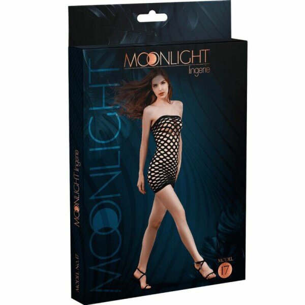 imagen MOONLIGHT - MODELO 17 VESTIDO REJILLA NEGRO TALLA UNICA