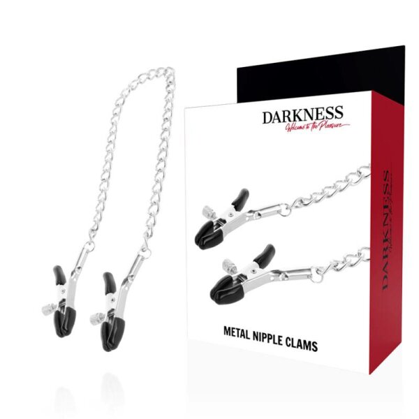 imagen DARKNESS - PINZAS AJUSTABLES PARA PEZONES AJUSTABLES METAL