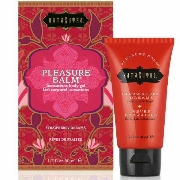 imagen KAMASUTRA - BALSAMO PLACER ESTIMULANTE SABOR SUEÑOS DE FRESA 50ML