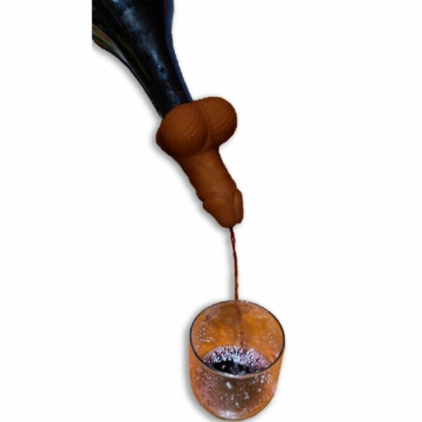 imagen DIABLO PICANTE - DECANTADOR DE VINO FORMA PENE MULATO